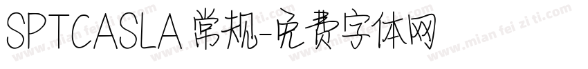 SPTCASLA 常规字体转换